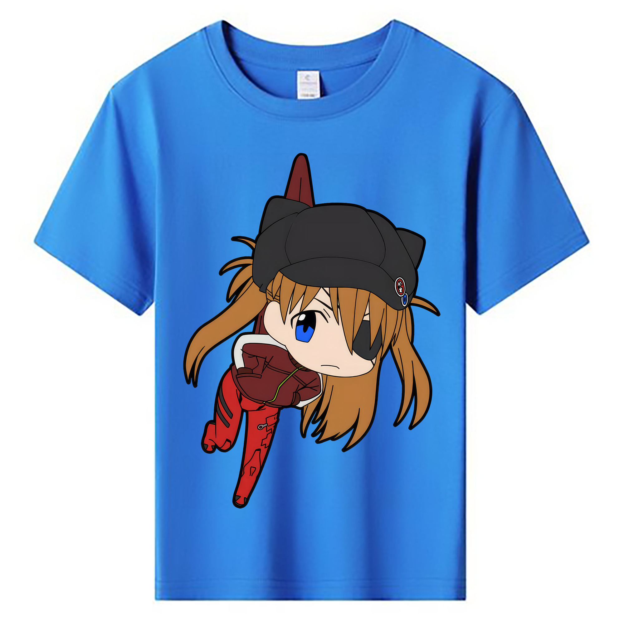（画像用） EVA 新世紀エヴァンゲリオン 綿100％キッズTシャツ（フロントプリント）